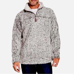 True Grit Men’s Frost Tip 1/4 Zip Sherpa Pullover